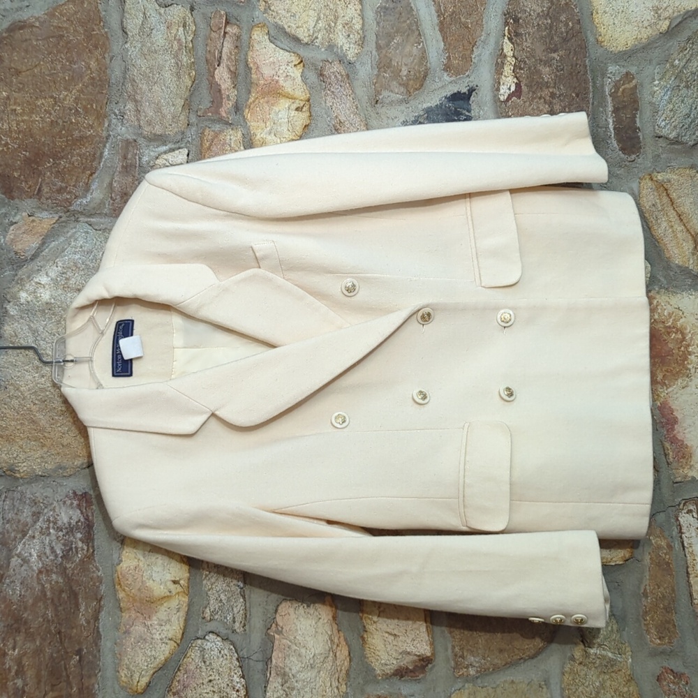 Norton McNaughton pure new wool double breast blazer